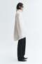 High-collar mohair-blend jumper