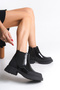 Cosima Women's Daily Boots - Black Patent Leather - 6