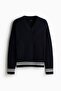 Boxy Fit Rib-knit jumper