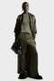 Flared satin trousers