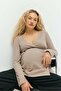 MAMA Ribbed wrap top - 3
