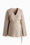 MAMA Ribbed wrap top - 2