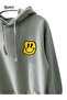 Girl's Sweatshirt with Back Embossing Printed Mint Green - 4
