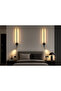 Decorative Samsung Led Wall Sconce Single Daylight Blackcase Gold Headboard Hotel Living Room Bedroom - 3