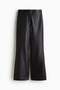 Bootcut leather trousers - 5