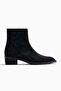 Rhinestone-embellished heeled boots