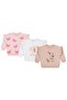 Butterfly Printed Set of 3 Sweatshirts for Ages 2-5 - Standard 5-6 Years - 4