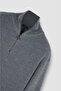 Men's Knitted Wool Zipped Sweater - 7