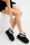 Women's Black Thick Poly Sole Fur Detailed Suede Look Casual Boots - 3