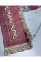 Velvet Lined Prayer Rug and Crystal Prayer Beads Luxury Gift Dowry Set with Special Box - 4