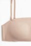 Padded microfibre bandeau bra - 3