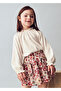 Red Girls' Tiered Skirt 4902