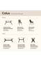 Calus Console Table - Sintered Stone Milky White/Black, Metal & Engineered Board, 120x40x76cm - 3