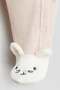 Velour sleepsuit with full feet - 2