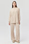 Women's Knitted Pants with Elastic Waist
