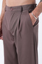 Pleated Elastic Waist Trousers - 4