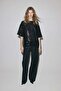 Oversized sequined top