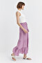 Women's Elastic Waist Long Skirt - 3