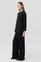 Women's Knitted Pants with Elastic Waist - 2