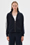Women's Striped Detail Sweat Top - 4