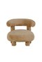 Tinytots Kids Chair - Light Beige Fabric, Wooden Frame, 1-Seater, 2-Year Warranty, 53.5x53.5x47cm - 2