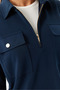 Women's Sweat Top with Cover Pocket - 7