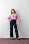 Double Belted Ribbed Stylish Trousers - 7