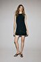 Bow-detail sequined dress