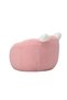 Mini Kids Lounger Chair - Light Pink Foam Fabric, 1-Seater, 54.5x53.5x45cm, 2-Year Warranty - 6