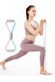 Figure 8 Pilates Gymnastics Band Yoga Resistance Band Warm-Up Fitness Rubber Lightweight Pastel 5 kg