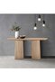 Kanso Console Table - Natural Oak Engineered Wood Room Furniture, 150x39.5x75cm, 2-Year Warranty