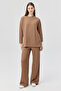 Women's Knitted Pants with Elastic Waist