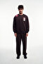Motif Printed Crew Neck Sweatshirt - 3