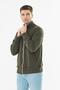 Men's Full Zip Cotton Tracksuit Top Khaki 9507-H - 3