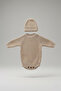 Baby Girl-Boy Stitch-Free Oversized Knitwear Sweater and Hat Set - Buttoned Bottom Raglan Sleeve 2-Piece Set - 7
