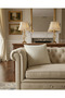 Gold Jacquard Cushion