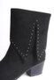 Women's Short Boots 0012709 Black Suede - 3