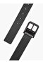 Men's Cow Leather Black Belt - 38019-0124