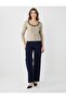 Mink U-Neck Long Sleeve Collar Embroidered Knitwear Sweater - 2