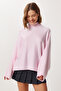 Bat Sleeve Turtleneck Knitwear Sweater Lmt0049 Pink - 2