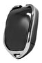 Renault Dacia Symbol Traffic Logan 2 Sandero 3 Button Nano Key Case Cover Black-Silver - 4