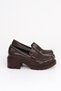Jvl 706 Buckle Detail Heeled Loafer