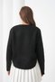 Women's Crew Neck Button Detail Slit Knitwear Sweater - 6