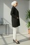 Pocketed Knitwear Cardigan R4442 Black - 2