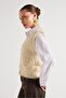 Women's Stone Plush Knitwear Vest 92 - 6