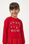 Mojo Girl's 4-7 Years Old New Year Themed Tulle Dress Red - 2