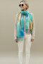 Benjamins Design Thick Fringed Ultra Premium Angora Texture Pinterest Scarf (220 X 40 cm) - 4