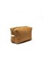 Tan Suede Makeup Bag