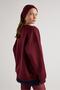 Women's Burgundy Suzene Embroidered Fleece-Lined Sweatshirts 30065 - 8