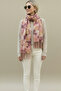 Benjamins Design Thick Fringed Ultra Premium Angora Texture Pinterest Scarf (220 X 40 cm) - 3